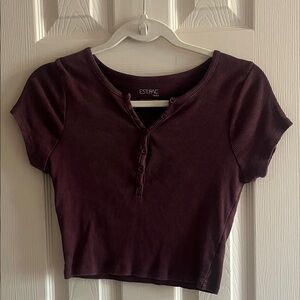 Women's Purple Crop Top